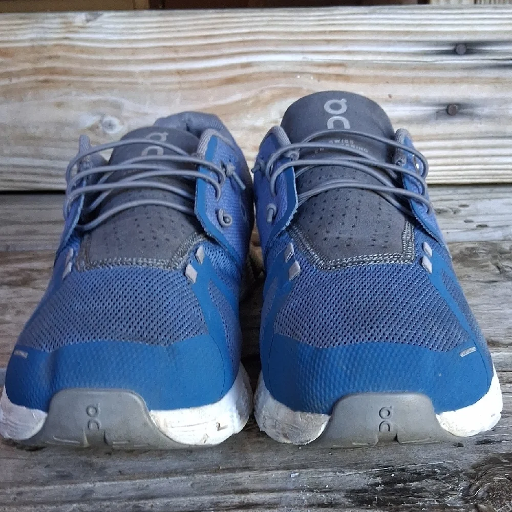 On Running Men's Blue and Gray Athletic Shoes - Picture 7 of 15